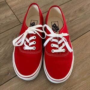 Vans Women's Red Sneakers